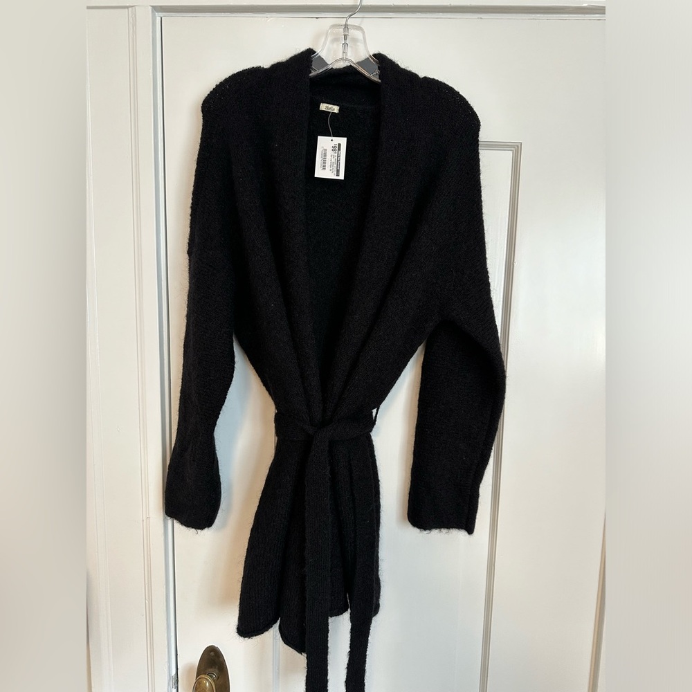 2Bella Boutique- Open Long cardigan with belt
